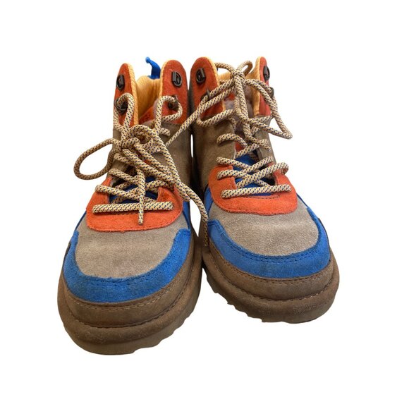 Ugg Highland Hi Boys Colorblock Leather Ankle Boots Size 5 SKU 8409 - Picture 8 of 14